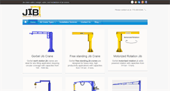 Desktop Screenshot of jibcranesales.com