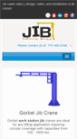 Mobile Screenshot of jibcranesales.com